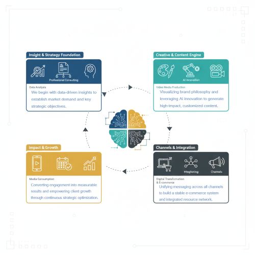 1. | 1.tw | 1tw | 一點行銷(一點文創):文創賦能迴圈流程圖:結合數據洞察、AI 創新創意、通路整合與數位轉型的品牌成長策略路徑。